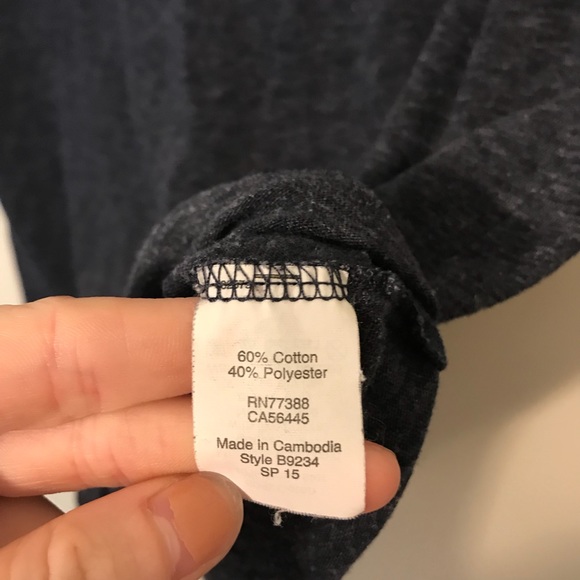 J. crew Stretched Cotton Drop Shoulder Tee - Picture 4 of 4